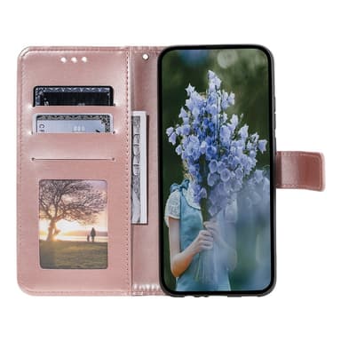 SKALO Xiaomi 13 Lite Mandala Flip Cover - Rosa guld