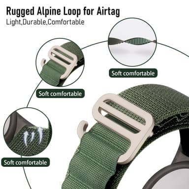 Apple Airtag urrem Sort