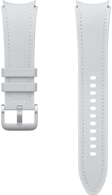 Samsung Galaxy Watch6 Hybrid Leather rem M/L (sølv)