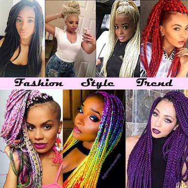 INF Jumbo braid hair extensions twist flette hår Lyserød