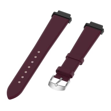 Ægte læderarmbånd med skruetrækkere Fuchsia Garmin Forerunner 220/230/235/630/620/735XT, Garmin Approach S20/S5/ S6