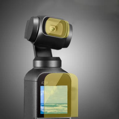 Skærmbeskytter linsebeskytter hydrogel 3-delt Gennemsigtig DJI OSMO Pocket / DJI OSMO Pocket 2