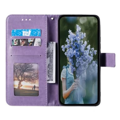 SKALO Xiaomi Redmi 12C 4G Mandala Flip Cover - Lilla