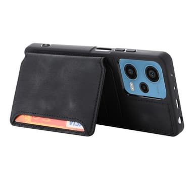 SKALO Xiaomi Redmi Note 12 Pro 5G PU-læder Cover med Pung - Sort
