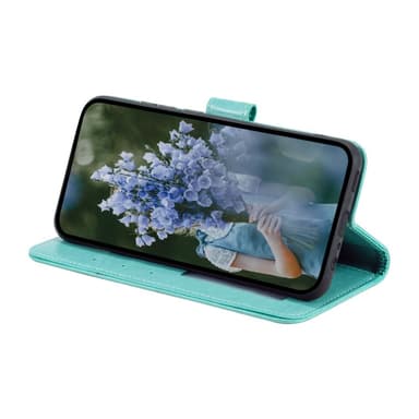 SKALO Xiaomi 13 5G Mandala Flip Cover - Turkis
