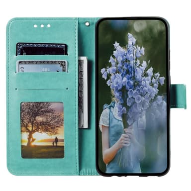 SKALO Xiaomi 13 5G Mandala Flip Cover - Turkis