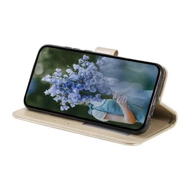 SKALO Xiaomi Redmi Note 12 Pro 5G Mandala Flip Cover - Guld