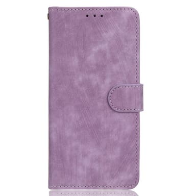 SKALO Xiaomi Redmi Note 12 5G Flip Cover m. pung i PU-læder - Lilla