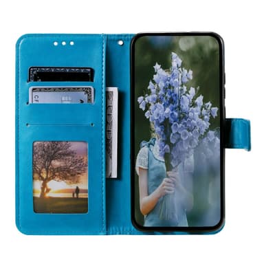 SKALO Xiaomi Redmi 12C 4G Mandala Flip Cover - Blå