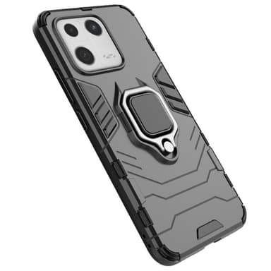 SKALO Xiaomi 13 5G Armor Hybrid metal ring cover - Sort