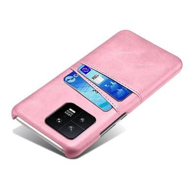 SKALO Xiaomi 13 5G PU-læder Kortholder Cover - Rosa guld