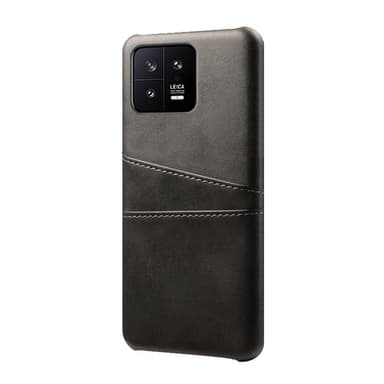 SKALO Xiaomi 13 5G PU-læder Kortholder Cover - Sort