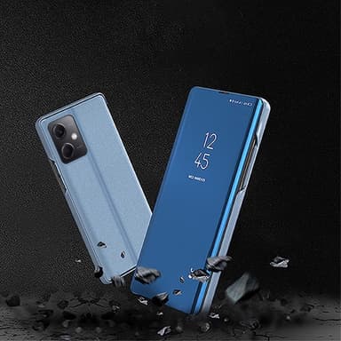 SKALO Xiaomi Redmi Note 12 Pro 5G Clear View Mirror Etui - Guld