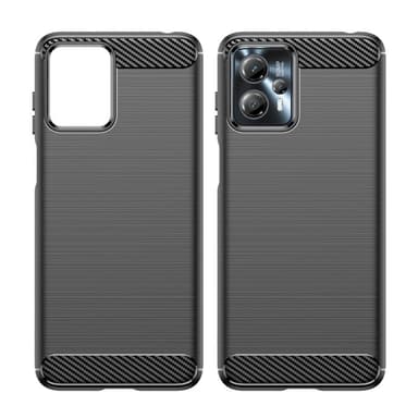 SKALO Motorola Moto G23 4G Armor Carbon Stødsikker TPU-cover - Sort