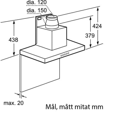 Bosch emhætte DWB067A50