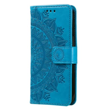 SKALO Xiaomi Redmi 12C 4G Mandala Flip Cover - Blå
