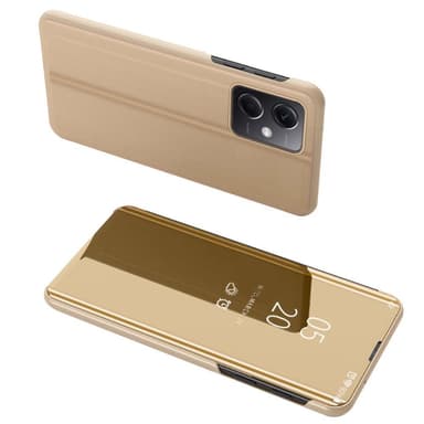 SKALO Xiaomi Redmi Note 12 Pro 5G Clear View Mirror Etui - Guld