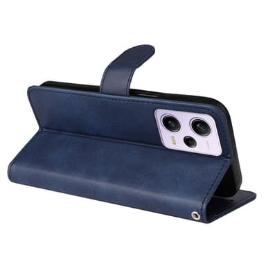 SKALO Xiaomi Redmi Note 12 Pro 5G Flip Cover m. pung i PU-læder - Blå