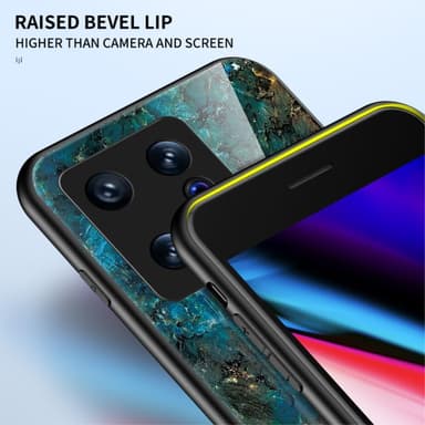 SKALO Xiaomi 13 5G Marmor hærdet glas TPU Cover - #1