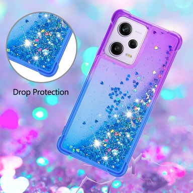 Pocket 3 Custodia Cellulare 360° Trasparente Con Glitter | TPU Protezione Completa | Per Molti Modelli Custodia Cellulare Trasparente Glitter - Foto 10