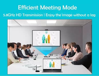 NÖRDIC HDMI 1080p 60Hz 5.8G trådløs forlænger 50m H.264 HDCP1.2