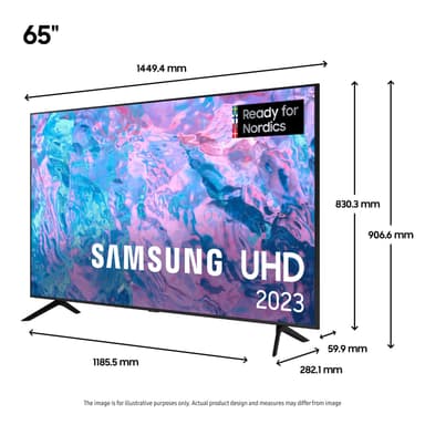 Samsung 65" CU7175 4K LED Smart TV (2023)