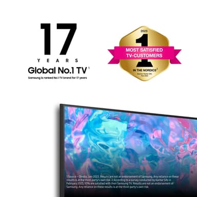 Samsung 75" CU7175 4K LED Smart TV (2023)