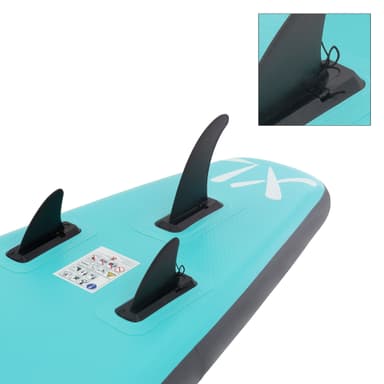 Oppustelig Stand Up Paddle Board Makani XL 380x80x15 cm Turkis PVC