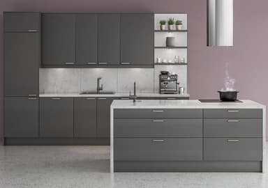 Epoq Topliste 220 cm afrundet (Trend Graphite)