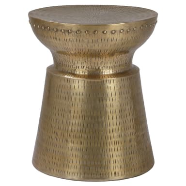 Sidebord Stue Bord Stue Bord Sofabord Kouvola Guld Ø 35 cm