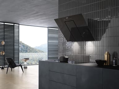 Miele Emhætte DA 6498 W Pure Black (Obsidiansort)