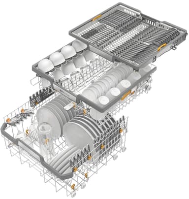 Miele Opvaskemaskine G 7665 SCVi XXL AutoDos (CleanSteel/Obsidiansort)