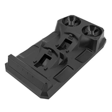 4 i 1 opladningsstation til PS4, MOVE Controller-oplader Multi-Port opladningsstativ med indikator