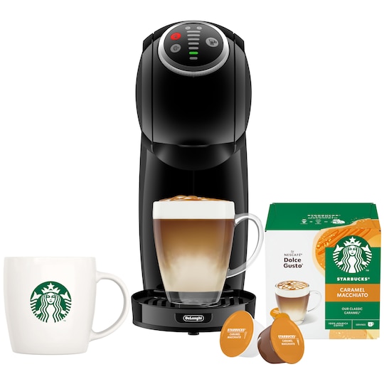Nescafé Dolce Gusto Genio S Plus kapselmaskine med Starbuckspakke