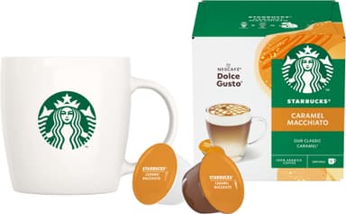 Nescafé Dolce Gusto Genio S Plus kapselmaskine med Starbuckspakke