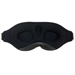 INF Komfortabel søvnmaske / øjenmaske Sort