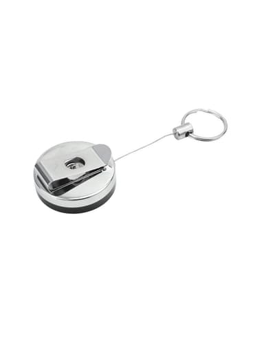 INF Udtrækkelig nøglering med yo-yo funktion og snor 62 cm 2-pack