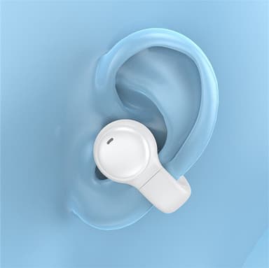 Ørefri / Bone Conduction hovedtelefoner Bluetooth 5.2 Hvid