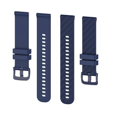 INF Urrem 20 mm Omega/Huawei/Samsung Galaxy Watch silikone Mørkeblå