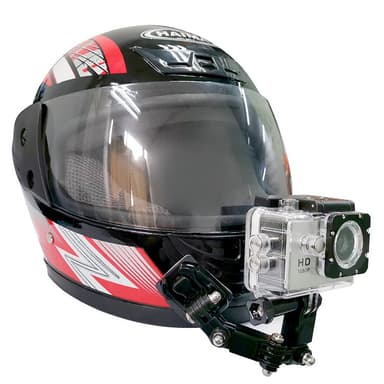 INF Sæt med hjelmbeslag til actionkamera Sort GoPro Hero 9/8/7/5