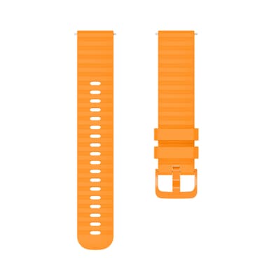 INF Urrem silikone Orange 20 mm Samsung Galaxy Watch 5/4 40mm 44mm/Gear Sport, Huawei Watch GT3 42 mm, Honor Watch SE, Huami Amazfit GTS 3,Garmin Forerunner 158/55/245/645/Venu Sq