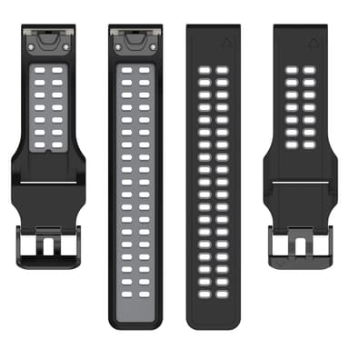 Ur armbånd Sort 22 mm Garmin Fenix 7/7 Solar/6 GPS/6 Sapphire GPS/Forerunner 955/COROS VERTIX