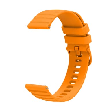 INF Urrem silikone Orange 20 mm Samsung Galaxy Watch 5/4 40mm 44mm/Gear Sport, Huawei Watch GT3 42 mm, Honor Watch SE, Huami Amazfit GTS 3,Garmin Forerunner 158/55/245/645/Venu Sq