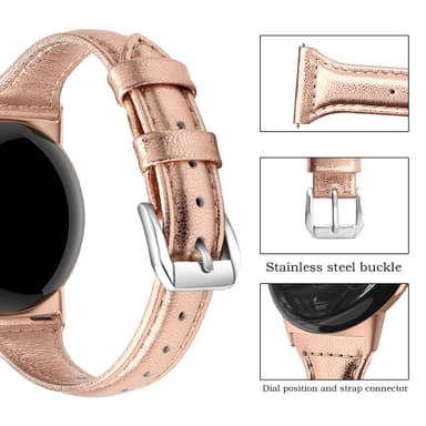 Urrem ægte læder Rose guld Google Pixel Watch