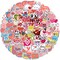 Valentinsdag klistermærker 100-pak Lyserød