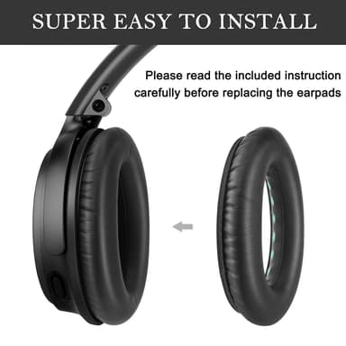 Ørepuder 1 par Bose QC35/SoundTrue Sort
