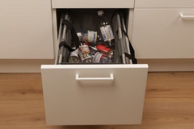 Epoq genbrugspose 40 (grå tekstil)