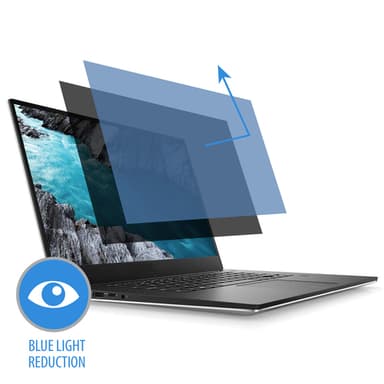 V7 PS156W9, 39,6 cm (15.6""), 16:9, Netbook, Privatfilter för ramlösa datorskä