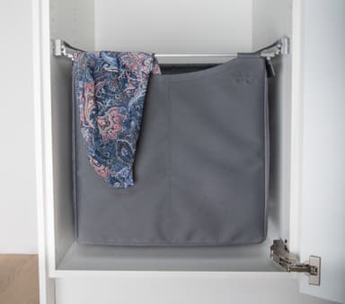 Epoq Udtrækskurv 60 cm (grå tekstil)