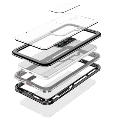 Samsung Galaxy S22 Ultra vandtæt mobilcover Sort/Grå
